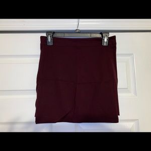 Forever21 Burgundy mini skirt